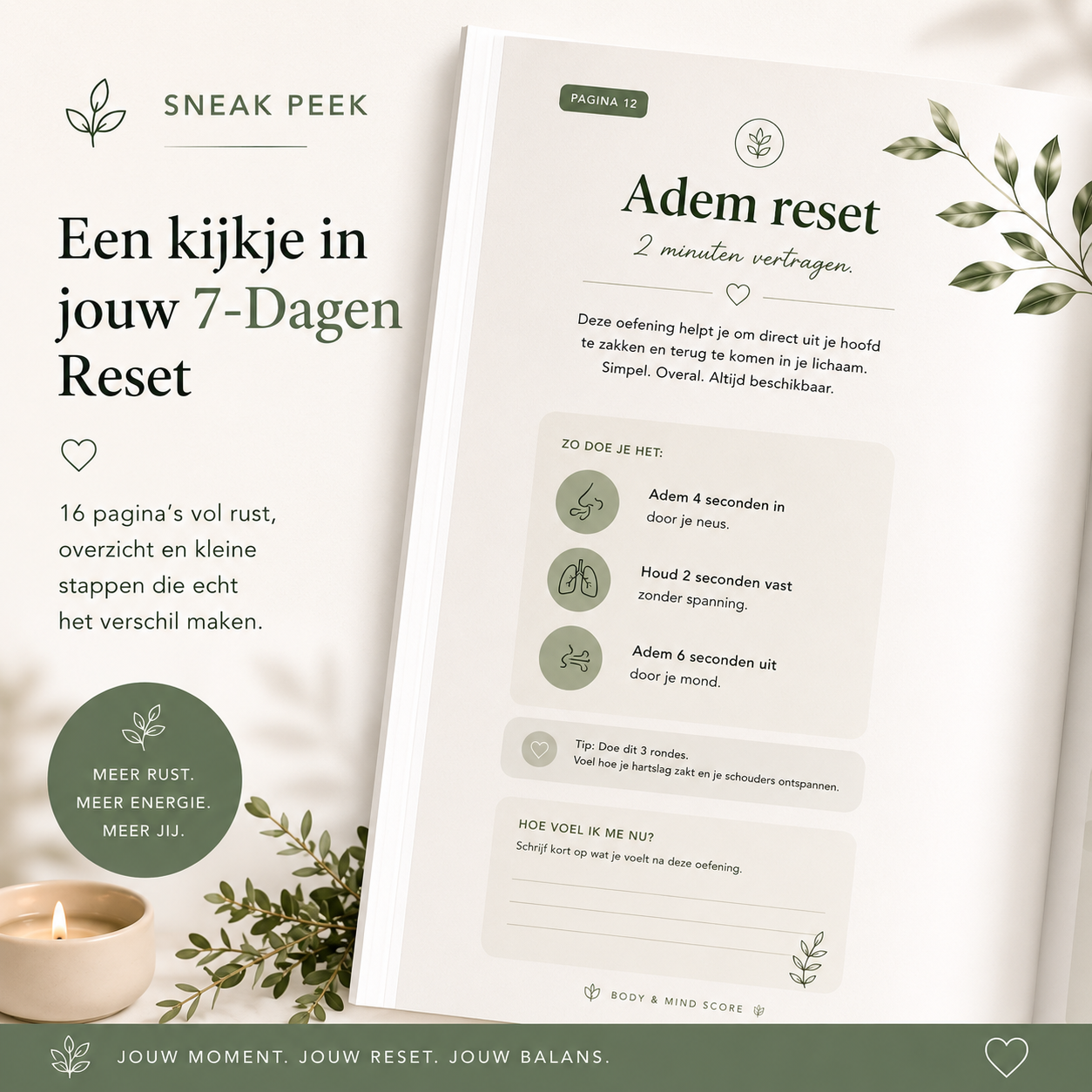 Sneak peek van de 7-Dagen Reset met Adem reset oefening